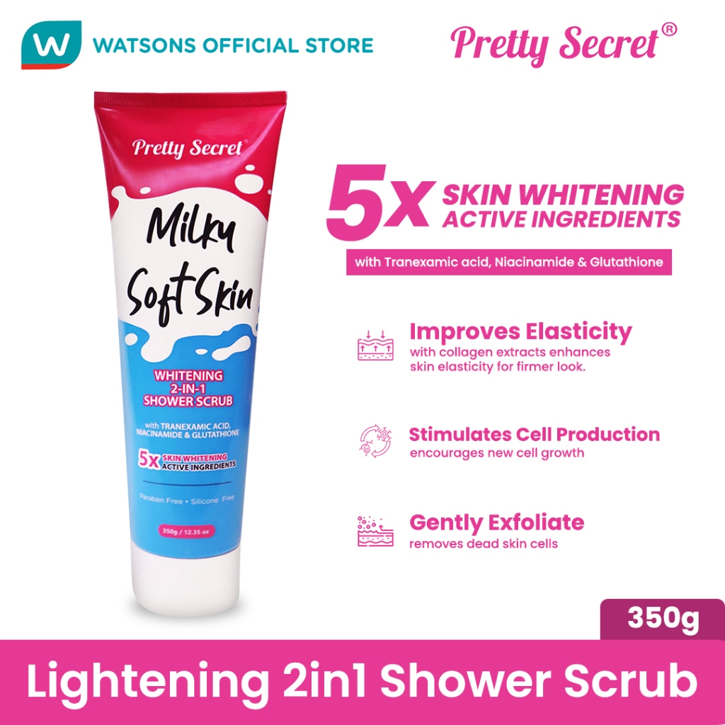 PRETTY SECRET Lightening Milky 2-in-1 Show Scrub 350g | Shopee Philippines