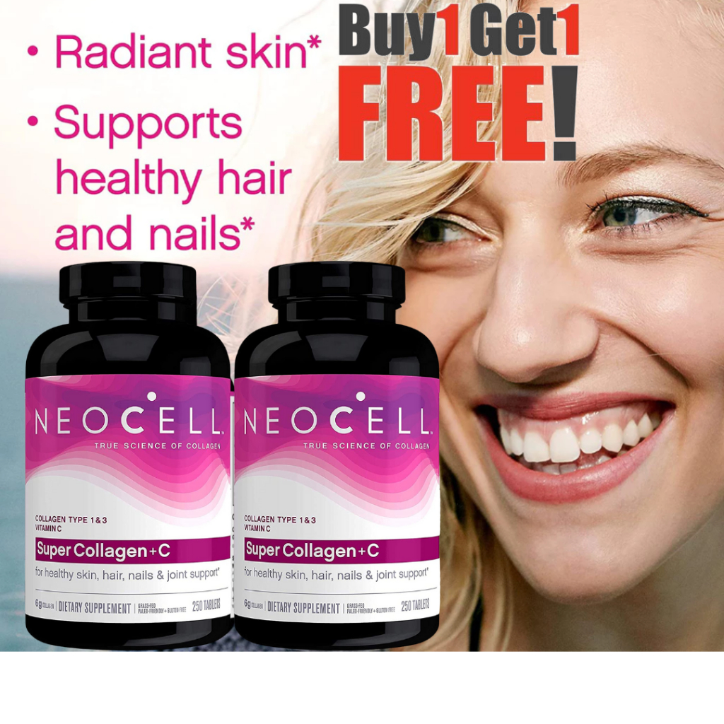 super collagen + vitamin C tablet neocell beauty hair skin nail beauty ...