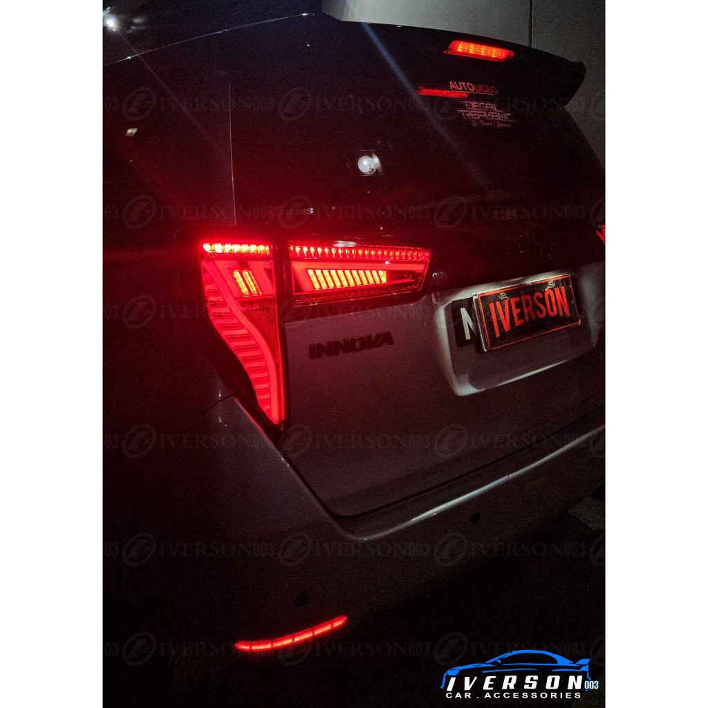 LED Smoked Tail Light Tail Lamp Assembly for Toyota Innova 2016 to 2023 ...