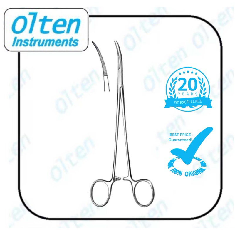MICRO MOSQUITO FORCEPS 5" STRAIGHT or CURVED OLTEN INSTRUMENTS | Shopee ...