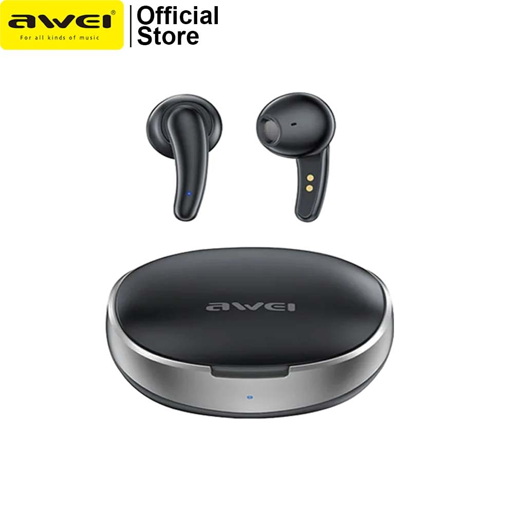 Awei T75 Wireless Bluetooth Gaming Headset Earbuds with Charging