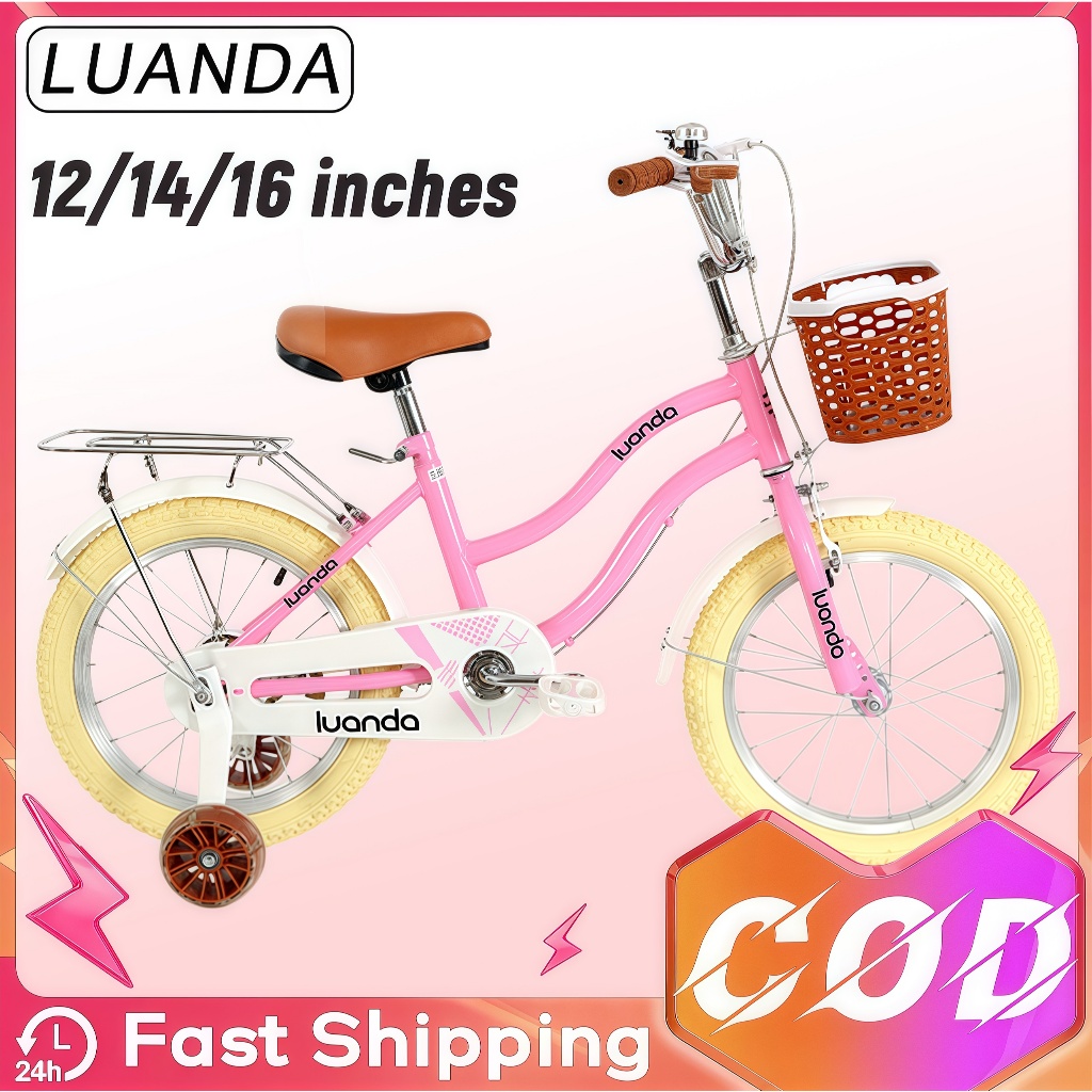 Bicycle for Kids 12/14/16/inch Boys Girls balance bike bike for kids with  Assist Flash Wheels Bike