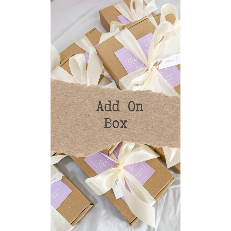 Add On Box - includes card & shredded paper | Shopee Philippines