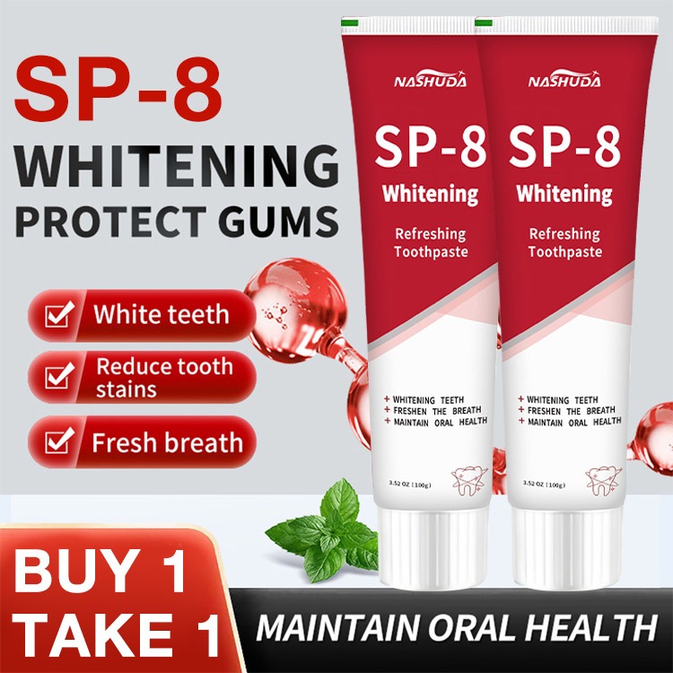 JaniceJo Sp8 Probiotic Deep Whitening Toothpaste Fluoride Free For Bad ...