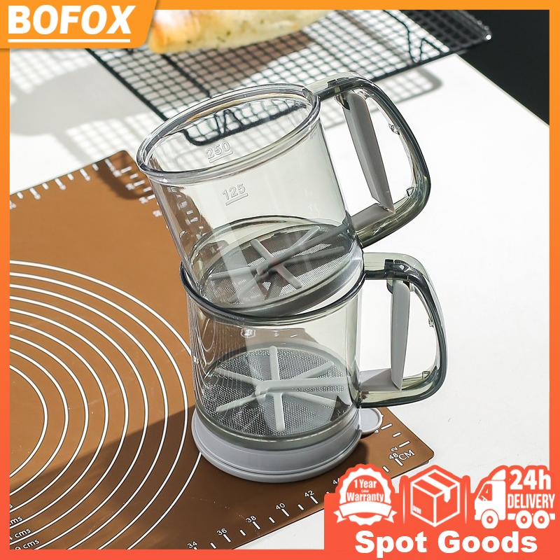 1PC Multi-Functional Handheld Semi-Automatic Cup-Shaped Flour Filter ...