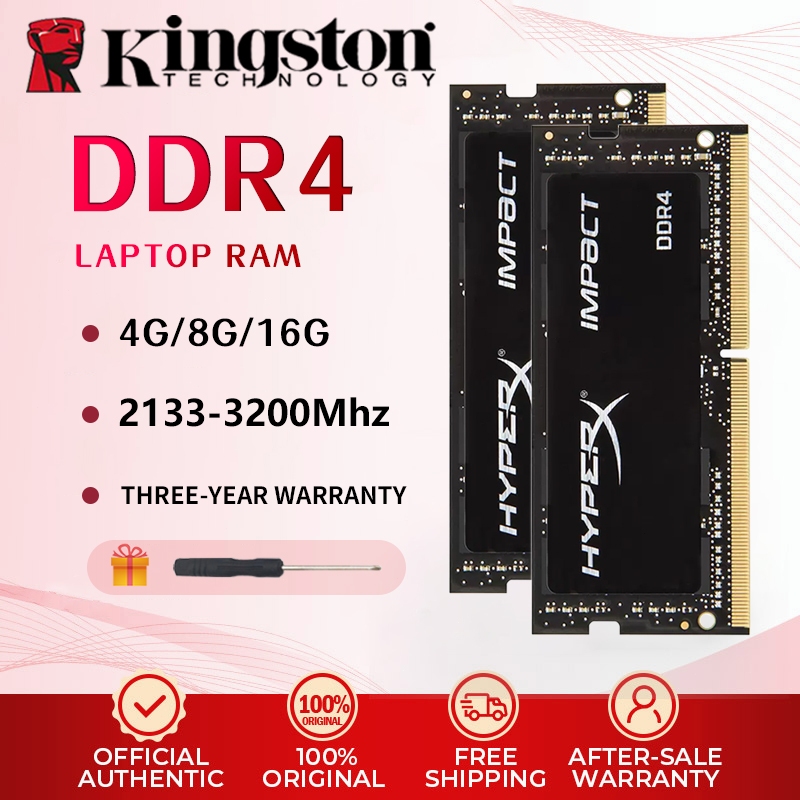 Hyperx Impact Laptop DDR4 RAM 4GB 8GB 16GB 2133Mhz 2400Mhz 2666Mhz ...