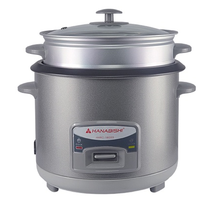 Hanabishi HHRC-28GSS Rice Cooker 2.8 liters with Steamer HHRC28GSS ...