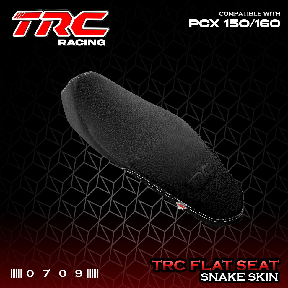 TRC RACING FLAT SEAT ASSEMBLY for PCX 150/160 SNAKE SKIN TYPE 0709 ...