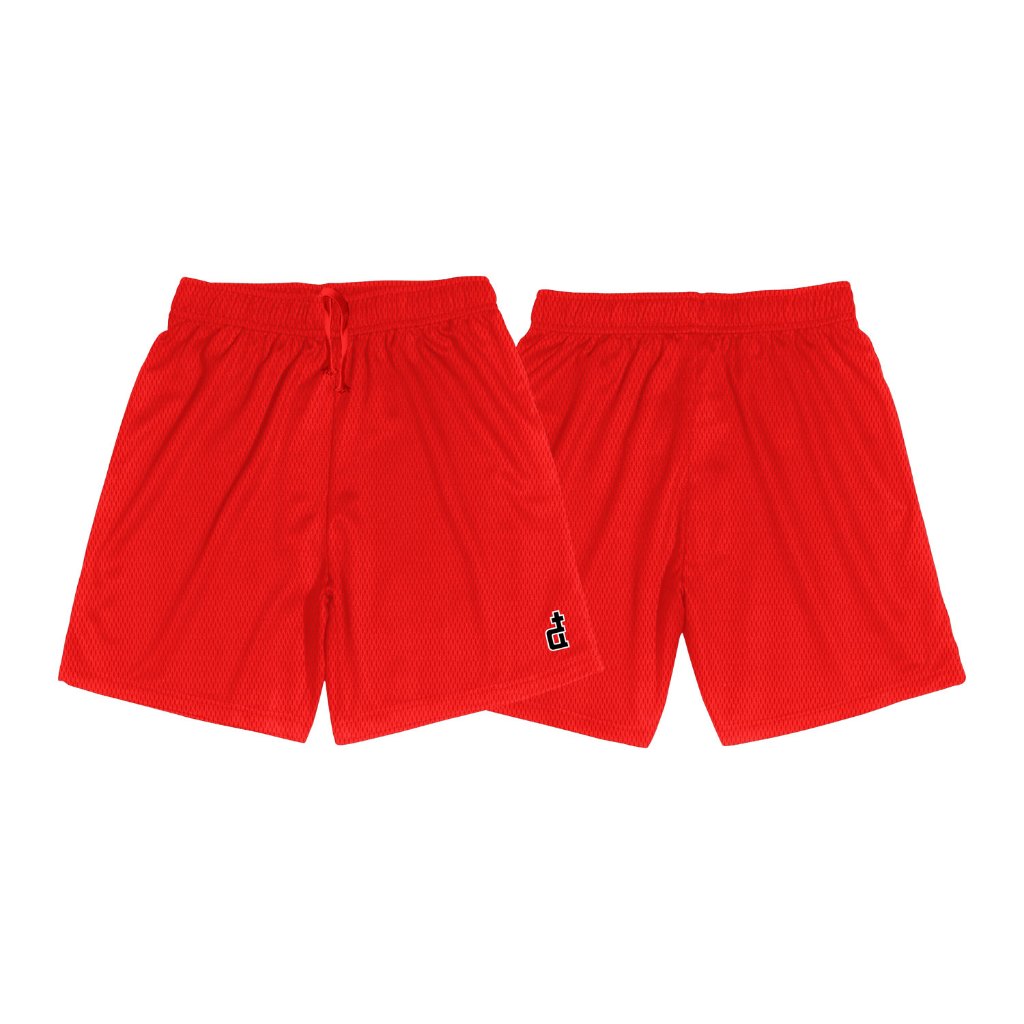 DGRAVE BASICS 'OG LOGO MESH SHORTS' HELLFIRE RED | Shopee Philippines