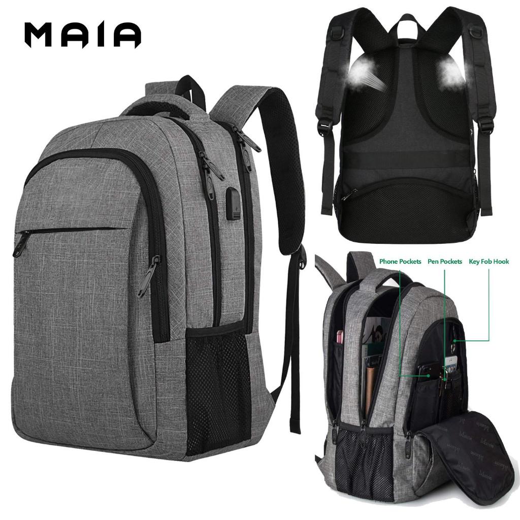 【COD EXCLUSIVE】 USB Backpack Laptop PH - Built-in Charger, Fit 17 ...