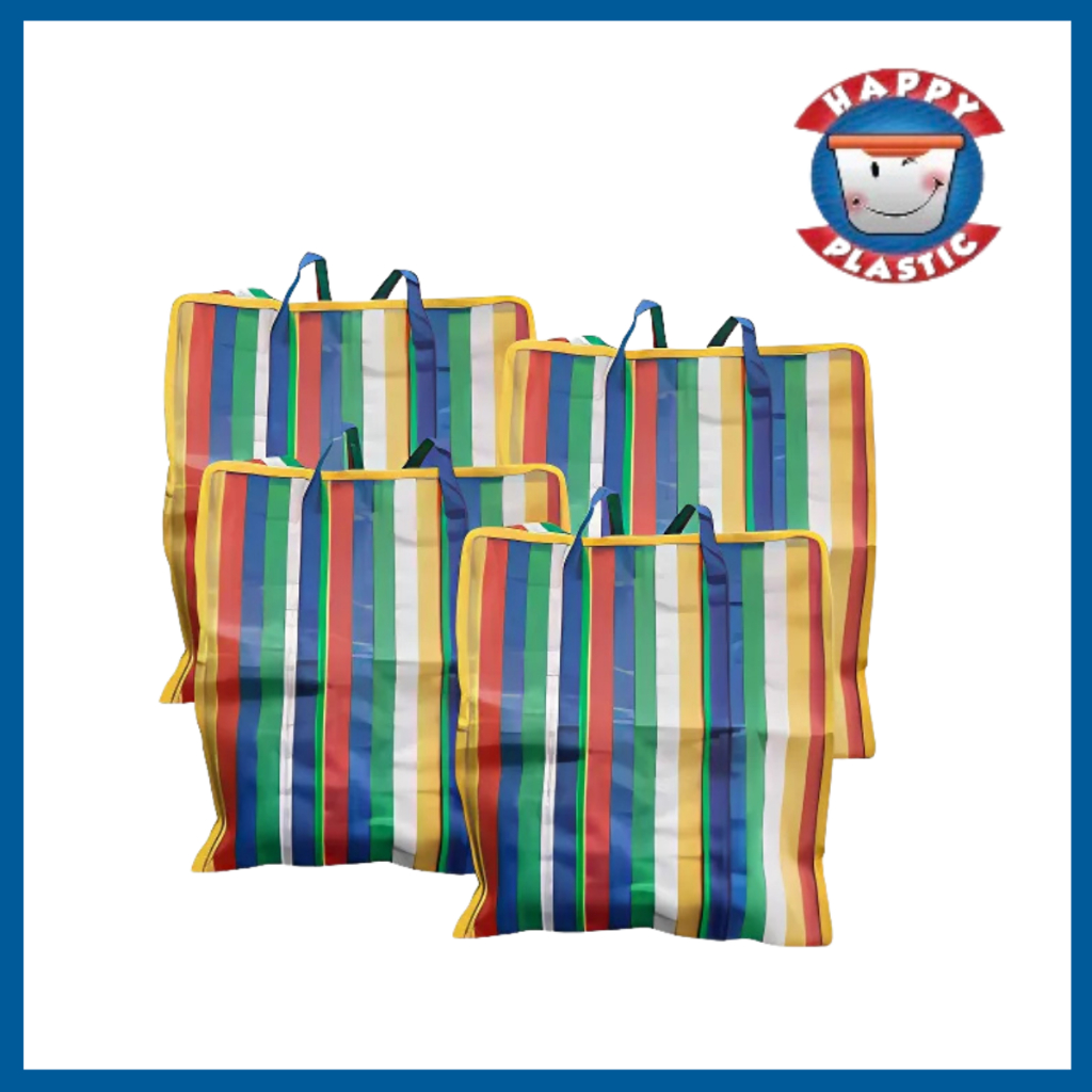 Happy Plastic Thick luggage bag/shopping bag /sako bag/nylon bag with ...