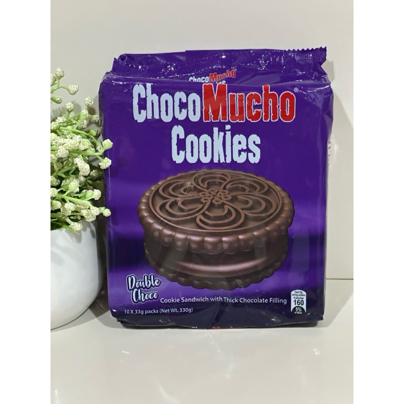 CHOCO MUCHO COOKIES DOUBLE CHOCO 10’s PACK | Shopee Philippines