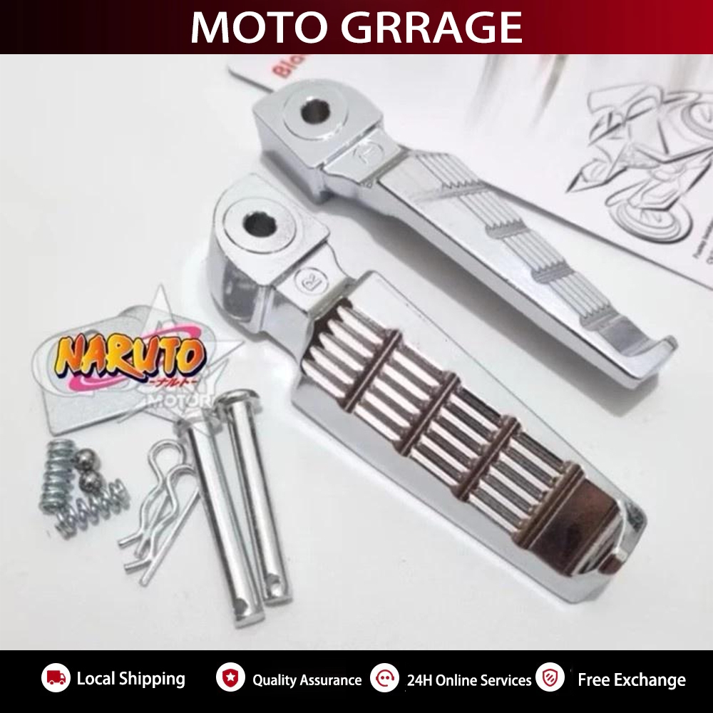 【24H Ship】Footstep Step Gcraft Moto Footrest Universal Motorcycle Rear ...