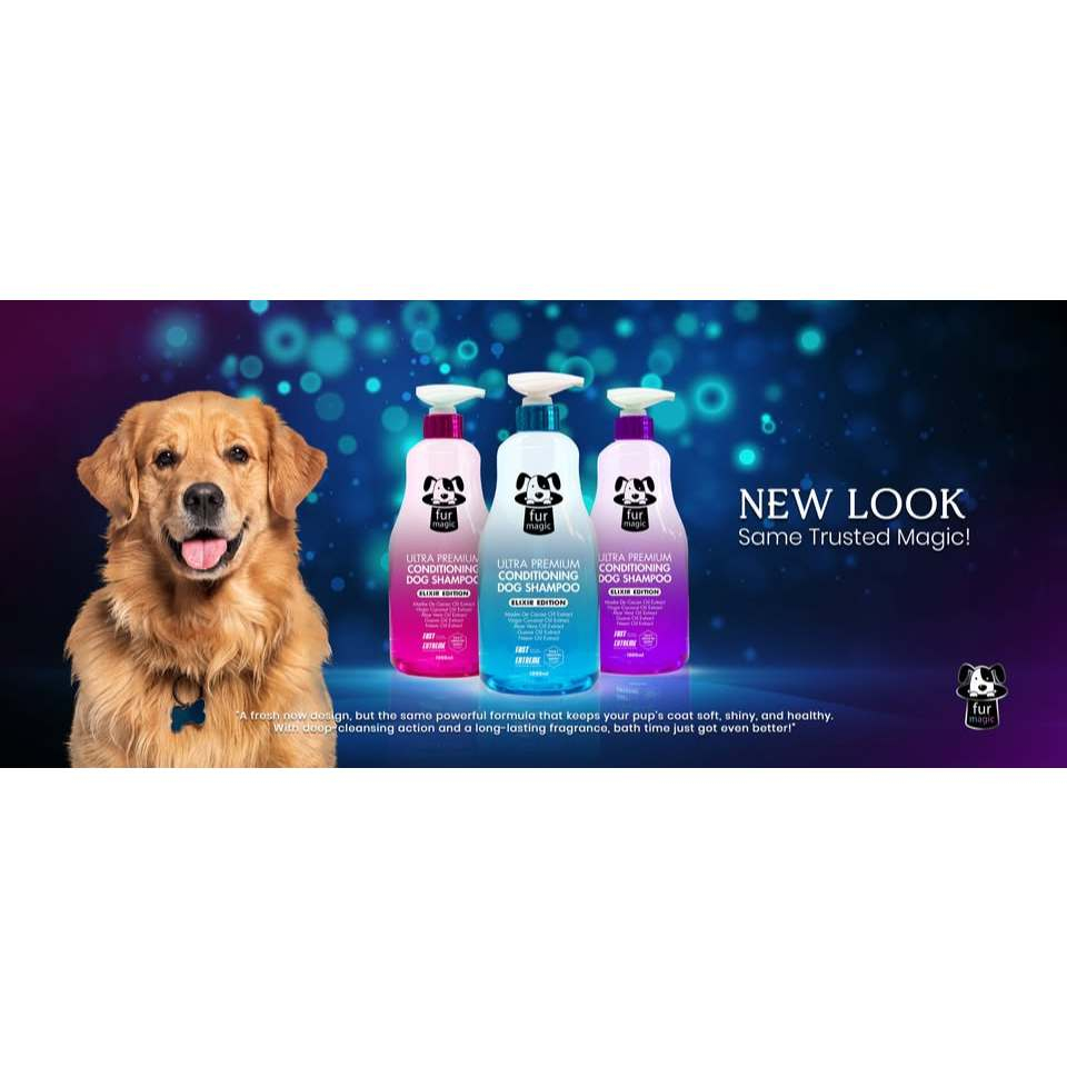 Fur Magic Ultra Premium Conditioning Dog Shampoo 1000ml and 500ml ...