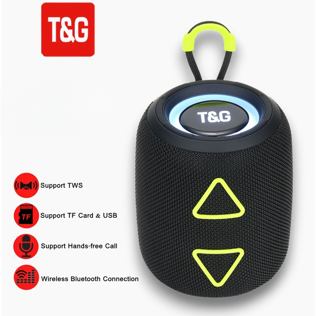 T&G TG-655 TWS Splash-proof Portable Wireless Mini Bluetooth Speaker ...