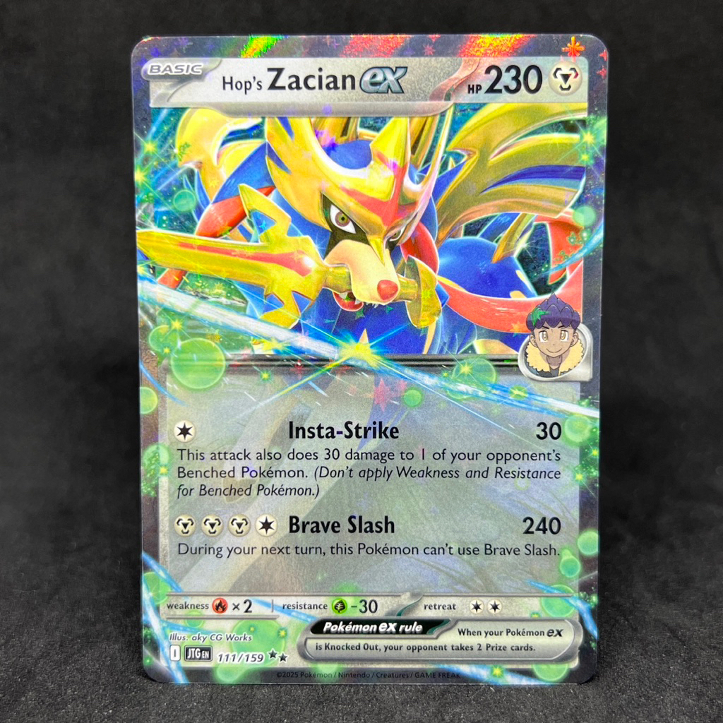 Pokemon TCG Hop's Zacian ex Double Rare 111/159 2025 Scarlet & Violet  Journey Together | Shopee Philippines