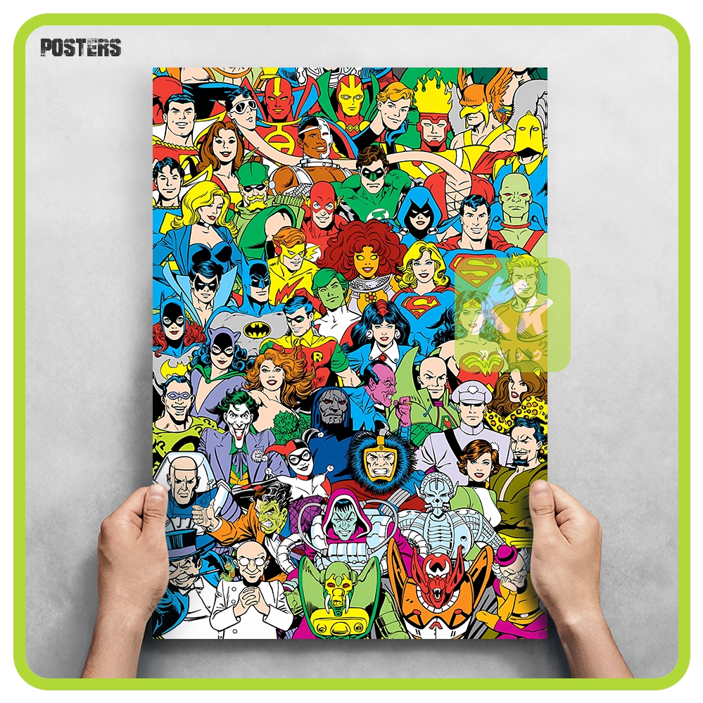 DC Comics Group Poster (Code: 001) 11 x 16 inches | Shopee Philippines