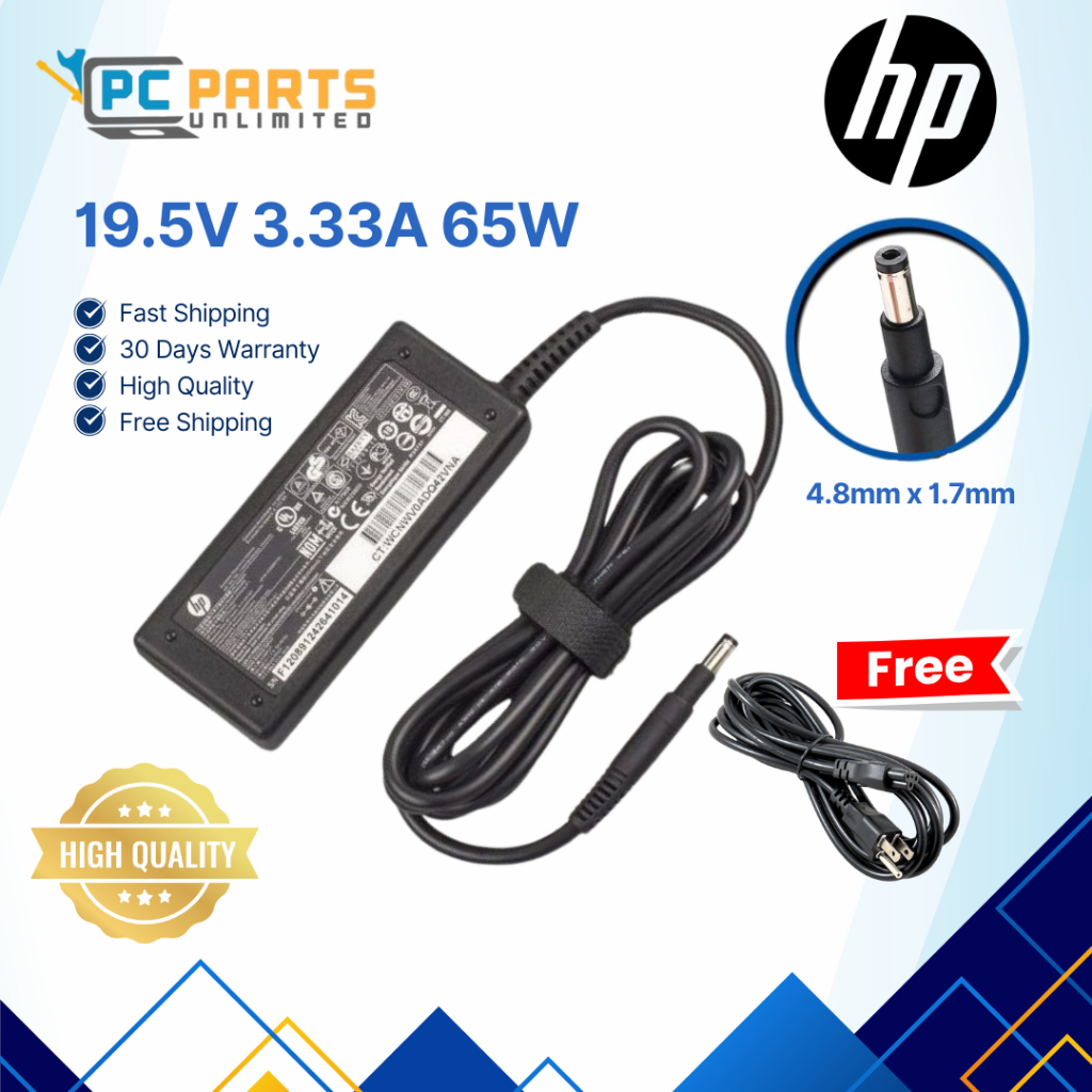 Chargeur Secteur 19,5V 3,33A Pour HP COMPAQ Pavilion Sleekbook 14-B107 - Neuf DNX