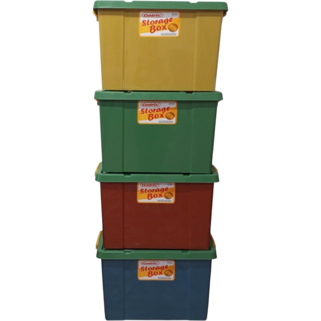 STORAGE BOX [#6145] 163 LITERS CENTRIX STORAGE BOX WITH WHEELS AND SIDE ...