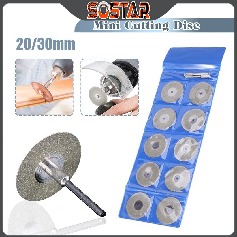Lot De 10 Disques Diamant à Tronçonner 35mm - Pour Métal, Carrelage (état Neuf)