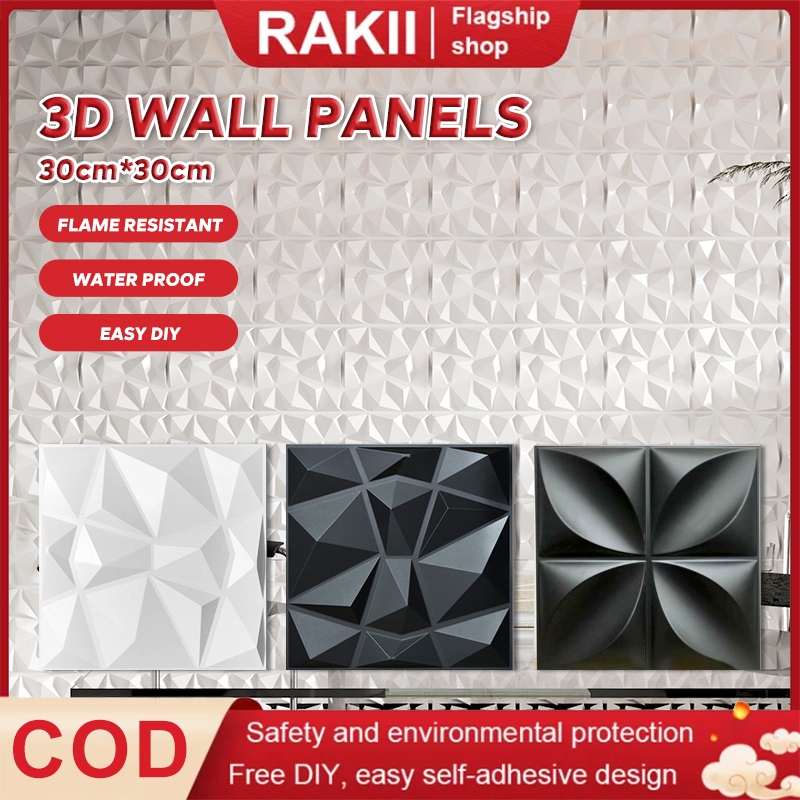 Pvc Wall Panel 3D Wallpaper Wall Design decor Home Living Room ...