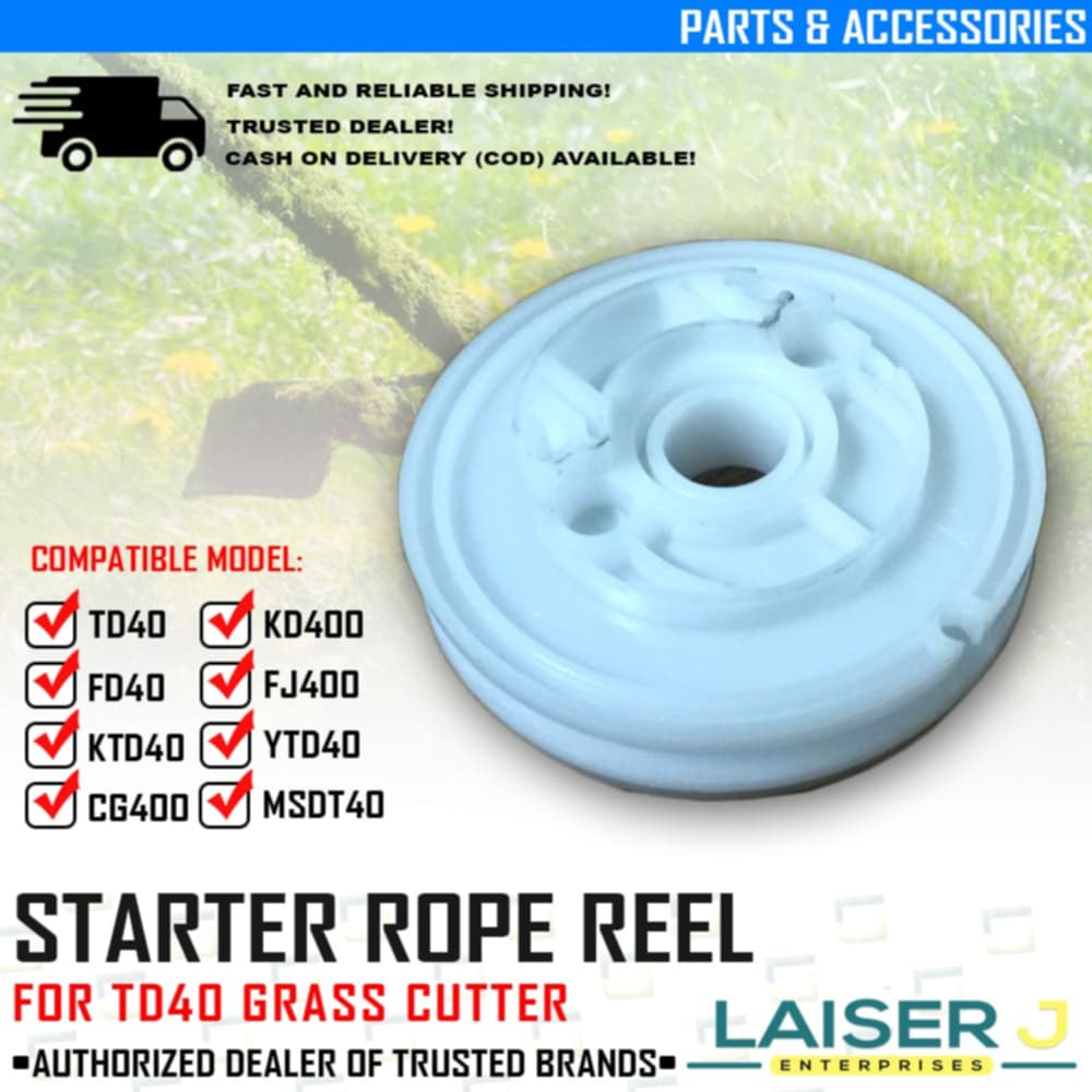 Kawasaki TD40 Grass Cutter 2 Stroke Starter Rope Reel Spare Part ...