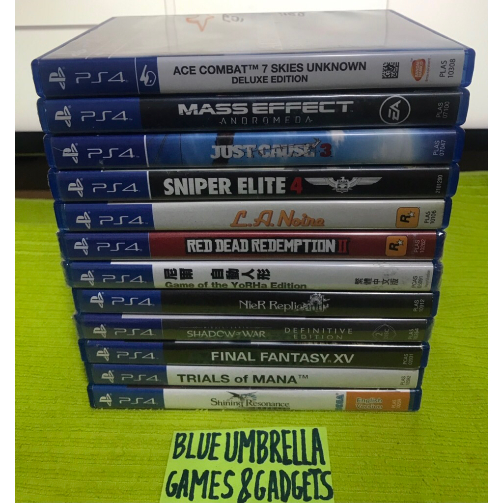 PS4 Assorted Game Titles Physical Copy Original Game Disc Playstation 4 ...