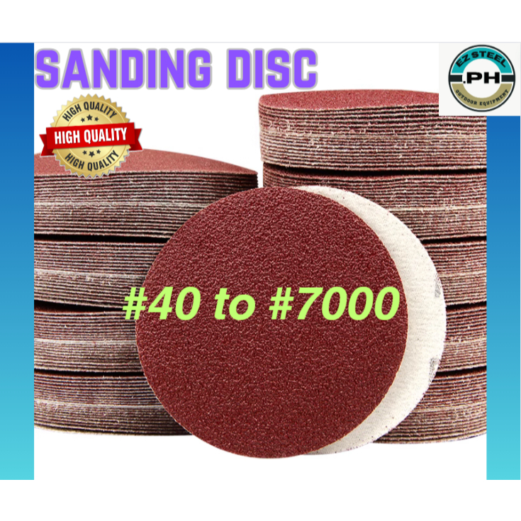 Round Sandpaper, Abrasive Paper for Polishing, Varnishing Orbital ...