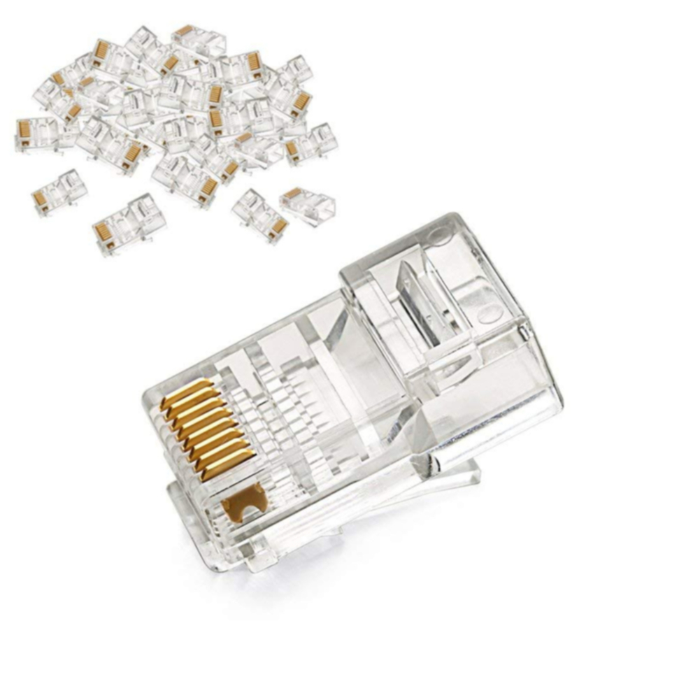 AD-Link (RJ6C1H) (RJ6C1K) CAT6 RJ45 Connector Clear Classic | Shopee ...