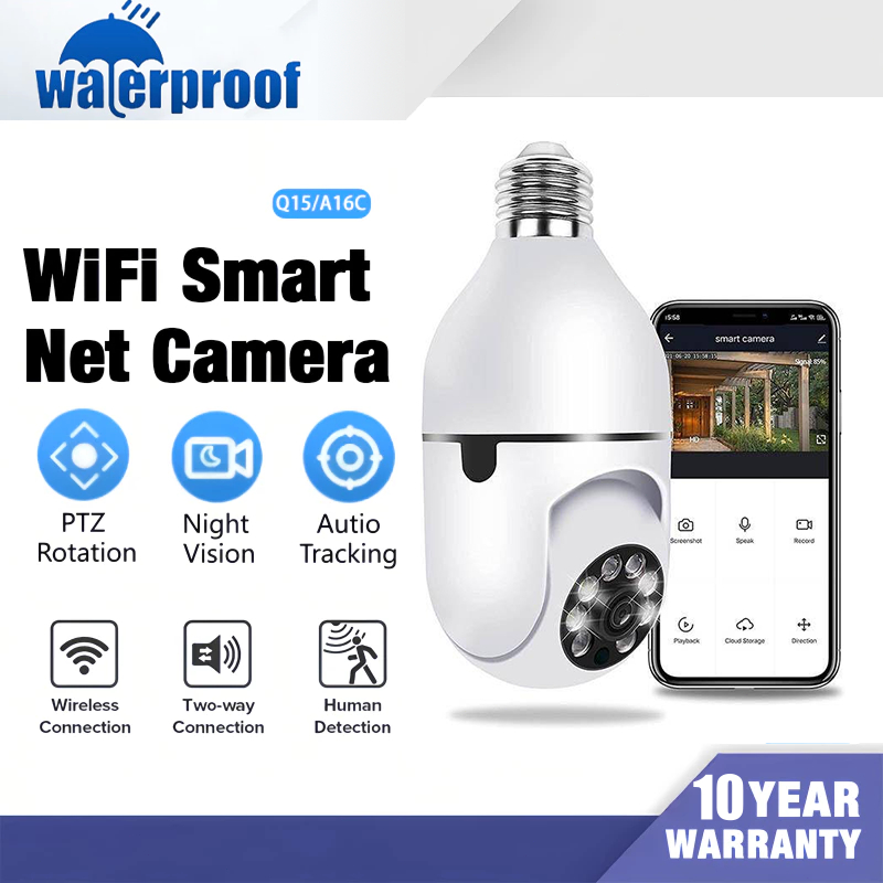 BUY1 TAKE 1 V380 Pro CCTV Bulb 5G Camera 1080P Smart Wifi 360° Rotate ...