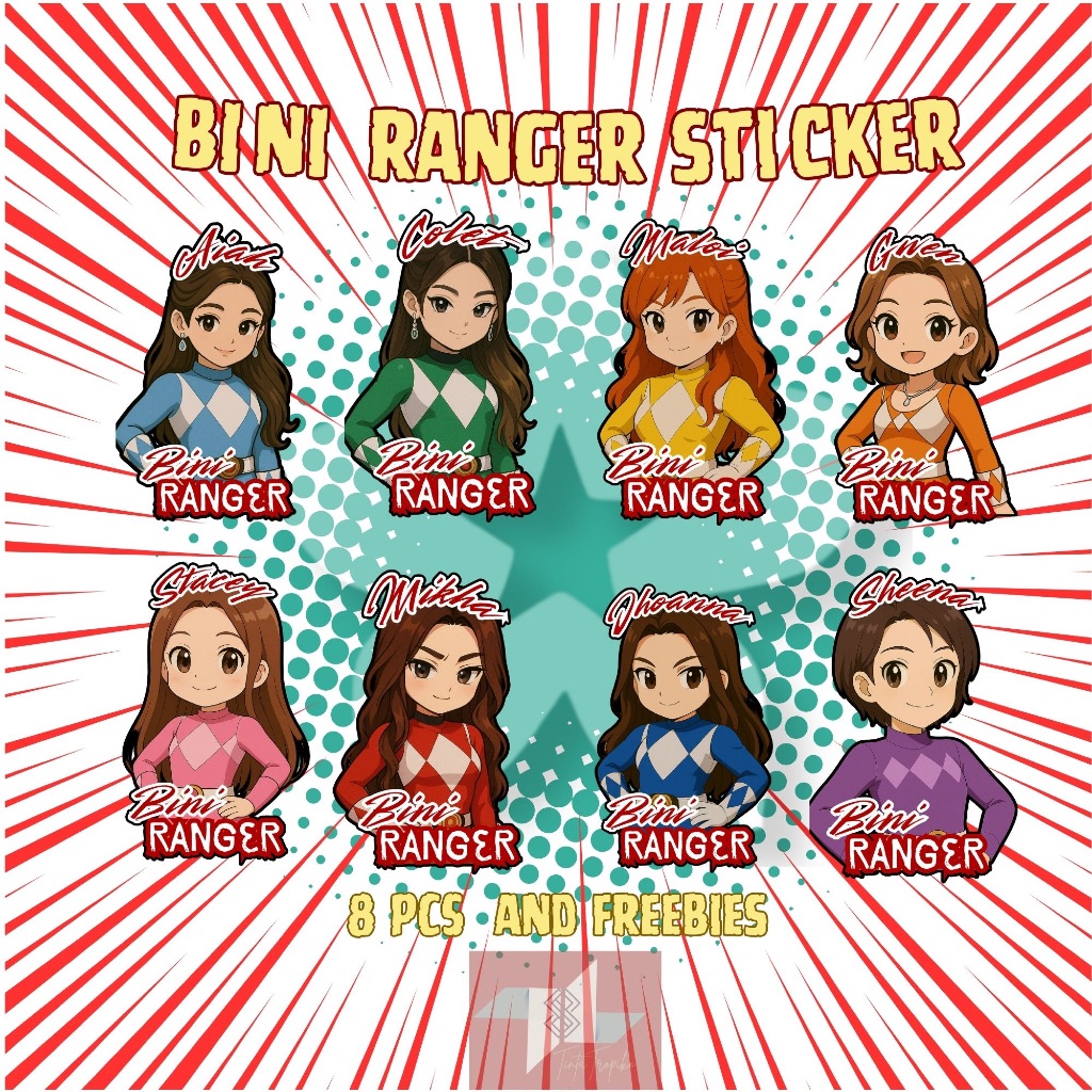 BINI STICKERS (8pcs per set) | Shopee Philippines