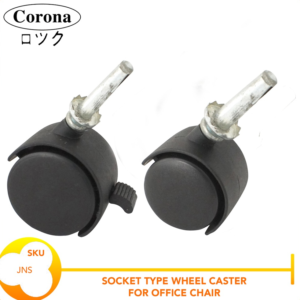 Wheel Casters Socket Type for Office Chair (4 pieces 40mm/50mm ...