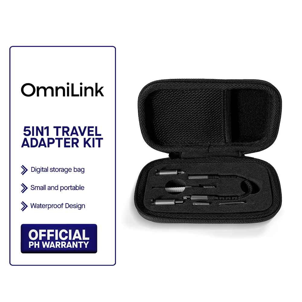 OmniLink 5in1 Travel Adapter Kit / 5 Piece Kit | Shopee Philippines