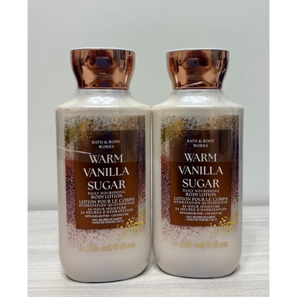 (New) Bath & Body Works Warm Vanilla Sugar Lotion 236ml | Shopee ...