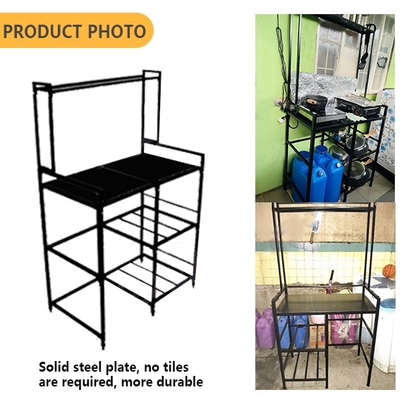 Gas Stove Stand Rack Heavy Duty Stainless Multi-Layer Gas Rack Stove ...