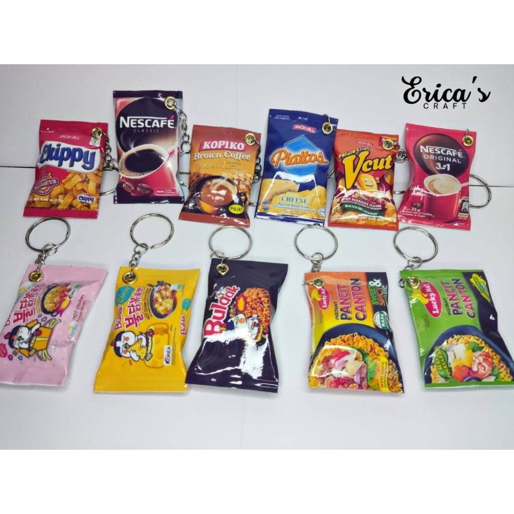 Miniature Food Keychain | Shopee Philippines
