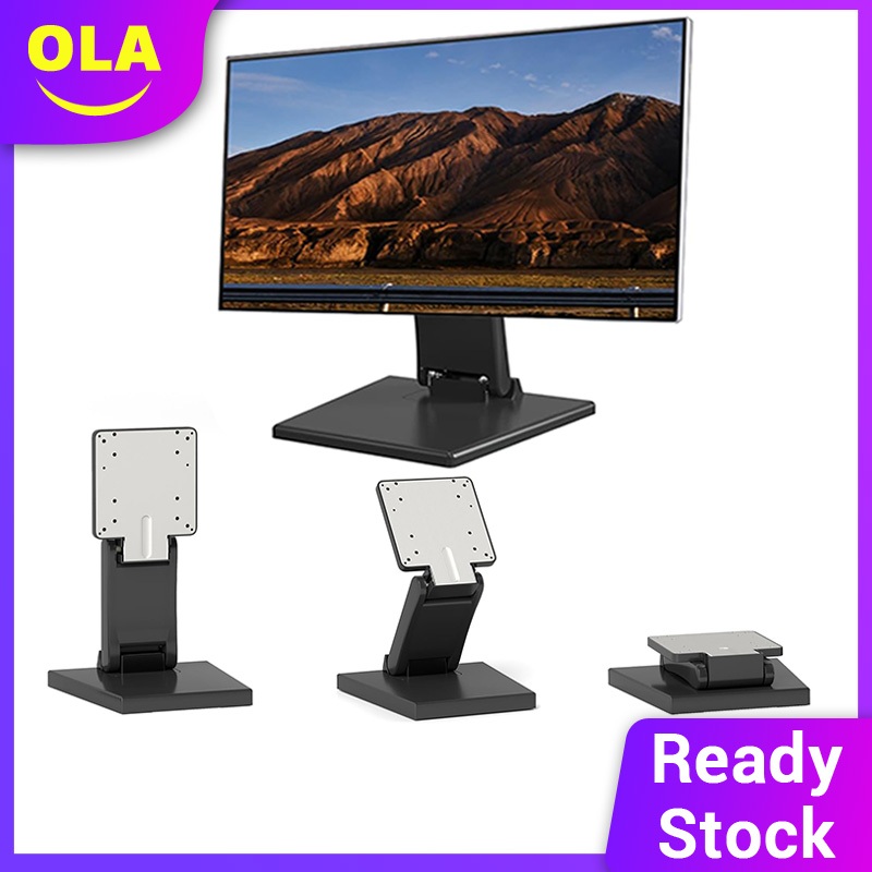 Monitor Stand Monitor Mount Low Profile Monitor Stand for 10-27 inch ...