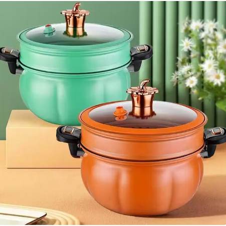 2 Layer 8L Non-stick Pressure Cooker Pressure Cooker Household Rice ...