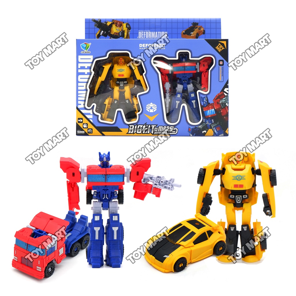Deformation Robot 2 in 1 Transformer Vehicle Toy Set | Shopee Philippines