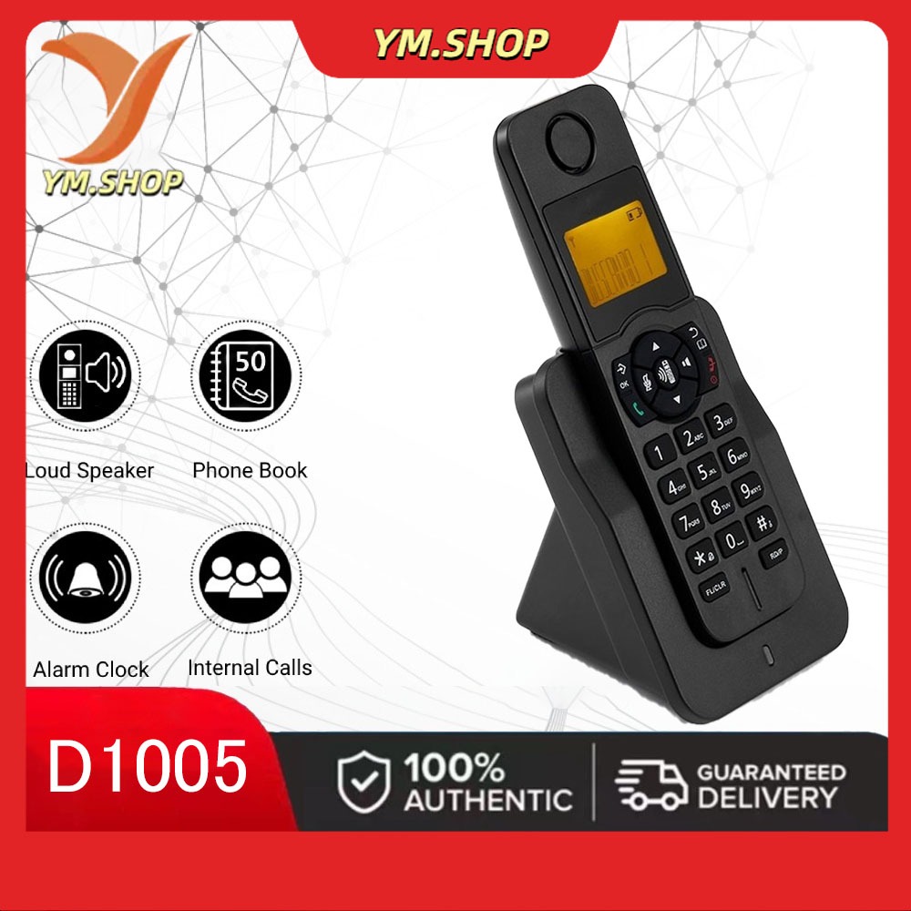 YM.Cordless Phone With Loud Speaker Telephone Pldt D1005 Landline
