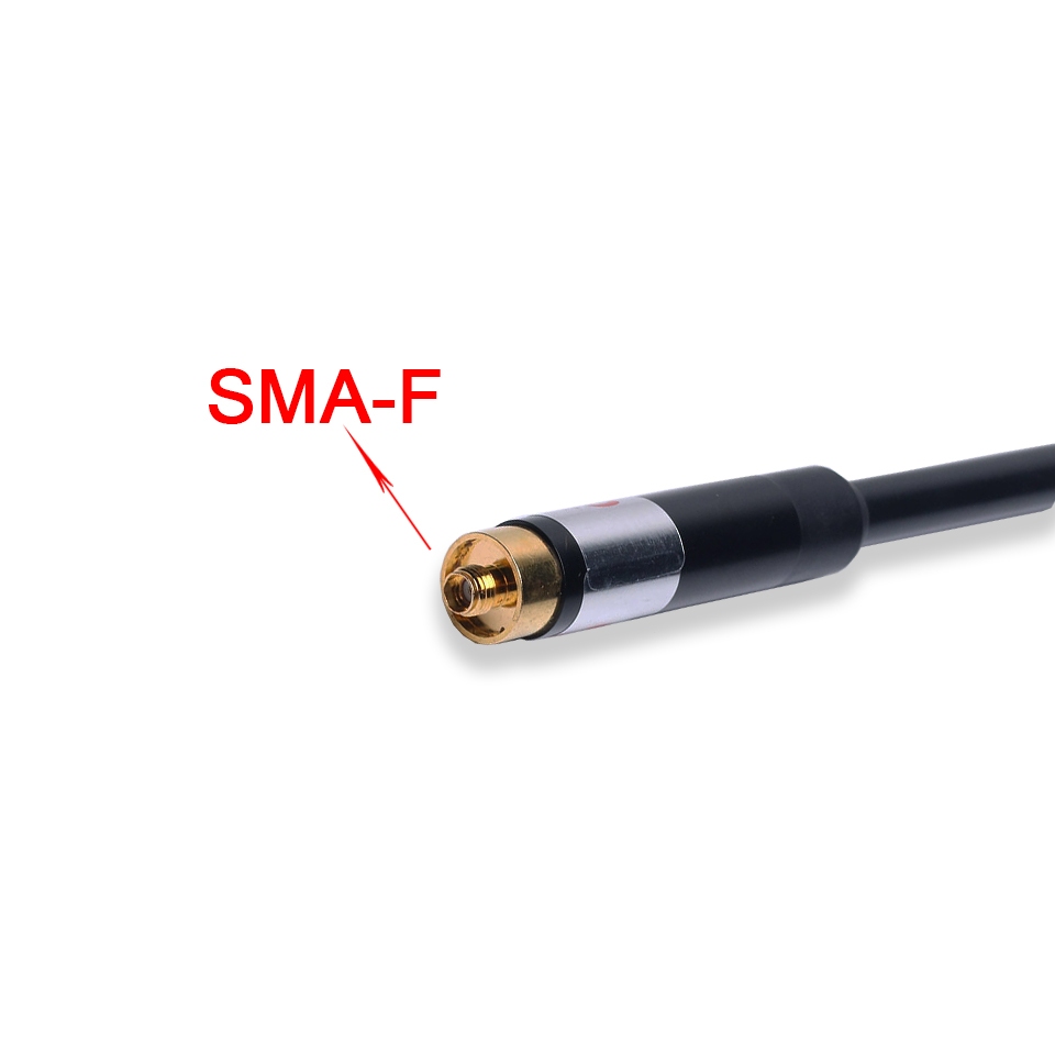 AL800 Telescopic Antenna UHF VHF 144/430MHz SMA-Female for Two Way ...