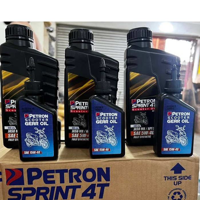 Petron {Wholesale Box} Scooter 5W40 (800ml) (12pcs/Box /Free12pcs Gear
