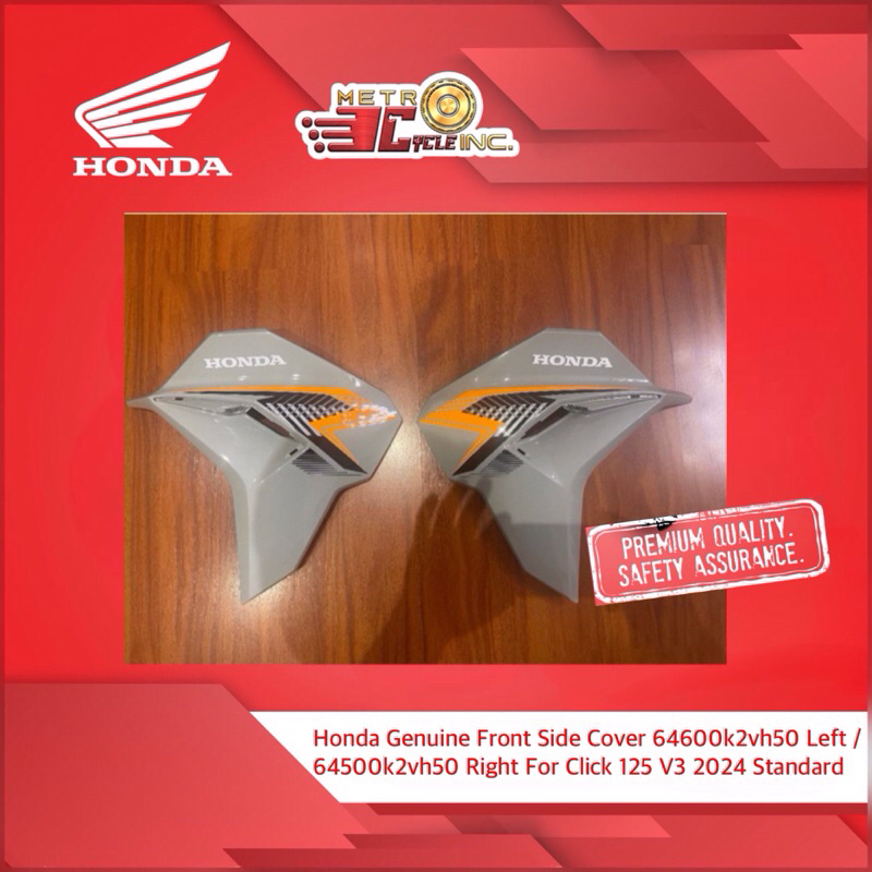 Honda Genuine Front Side Cover 64600k2vh50 Left / 64500k2vh50 Right For ...