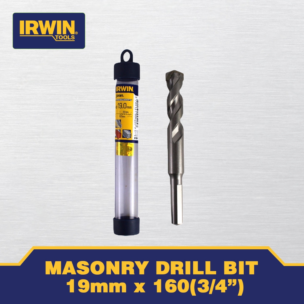 Irwin 10501876 Masonry Drill Bit - Power Tools Accessories 19mmx160 (3/ ...