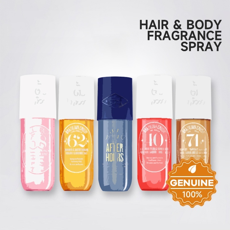 Perfume For Women Long Lasting 90ml Hair Body Cheirosa Fragrance Mist