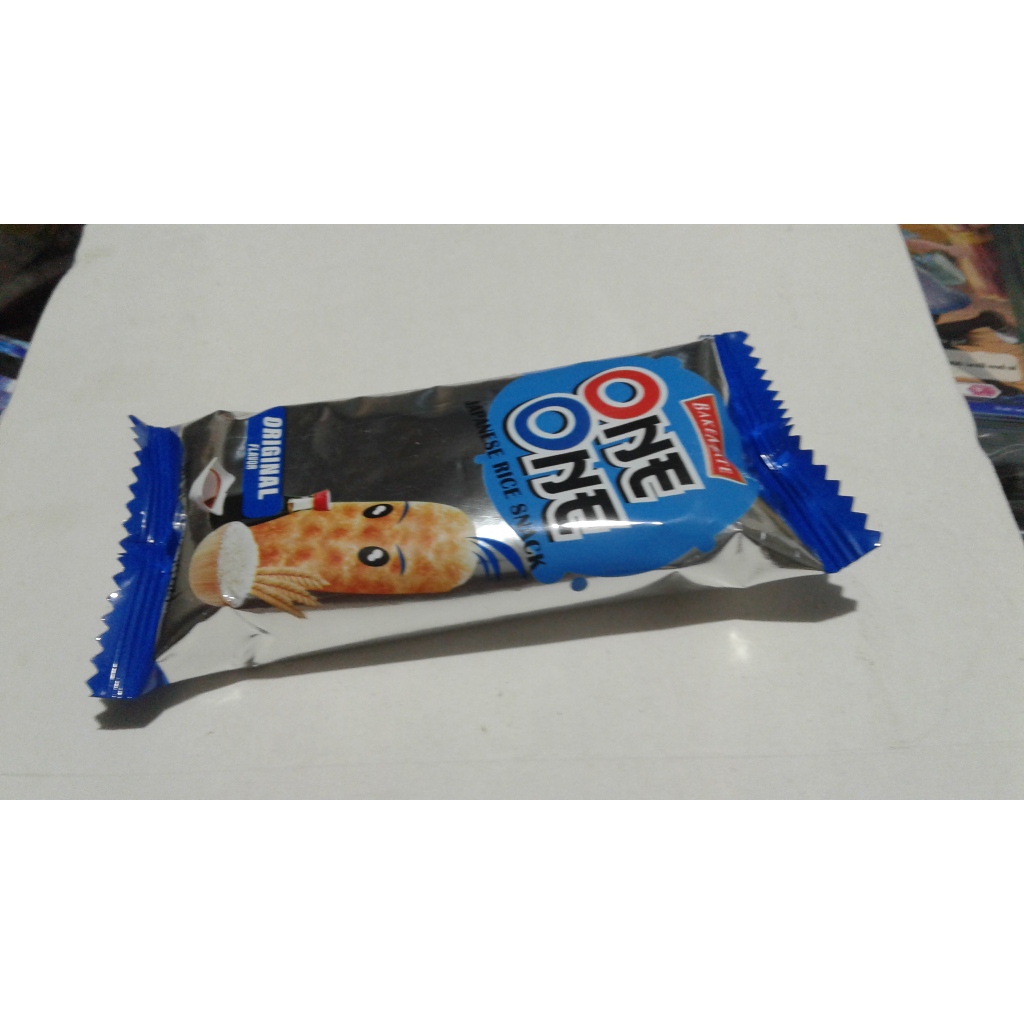 ONE RICE CRACKER BISCUIT SNACK HALAL 1 PIECE PACK KIDS TEEN SCHOOL UNI ...