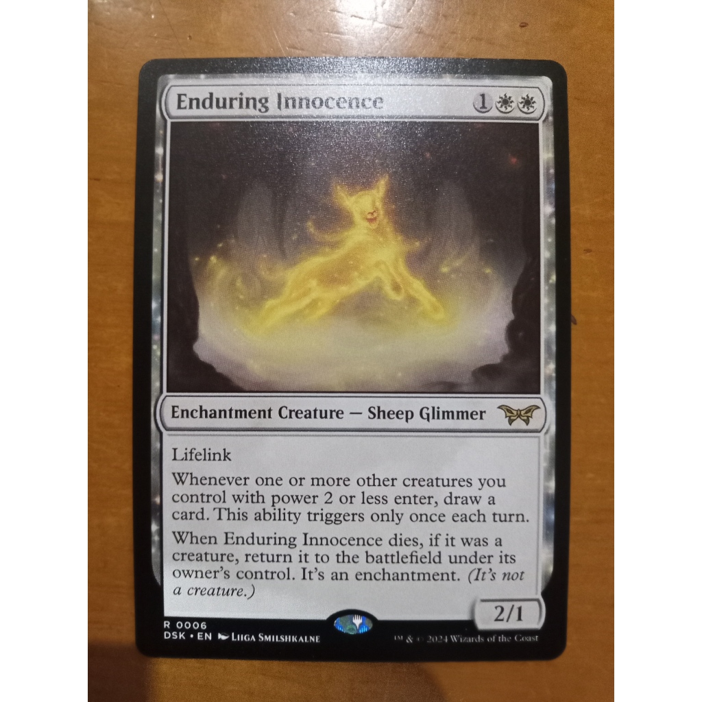 MTG Enduring Innocence Rare DSK Duskmourn: House of Horror Magic the ...