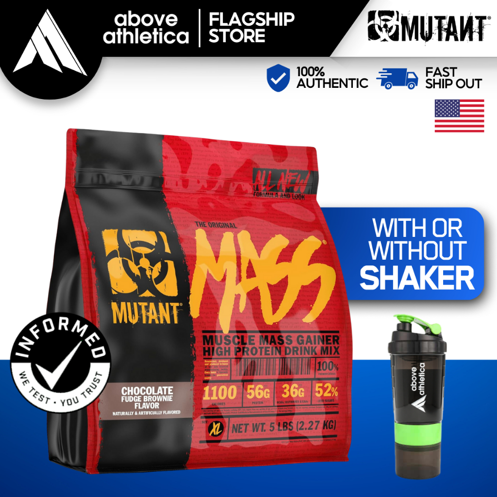 Mutant Mass Weight Gainer Protein Powder 5lbs Mass Builder for