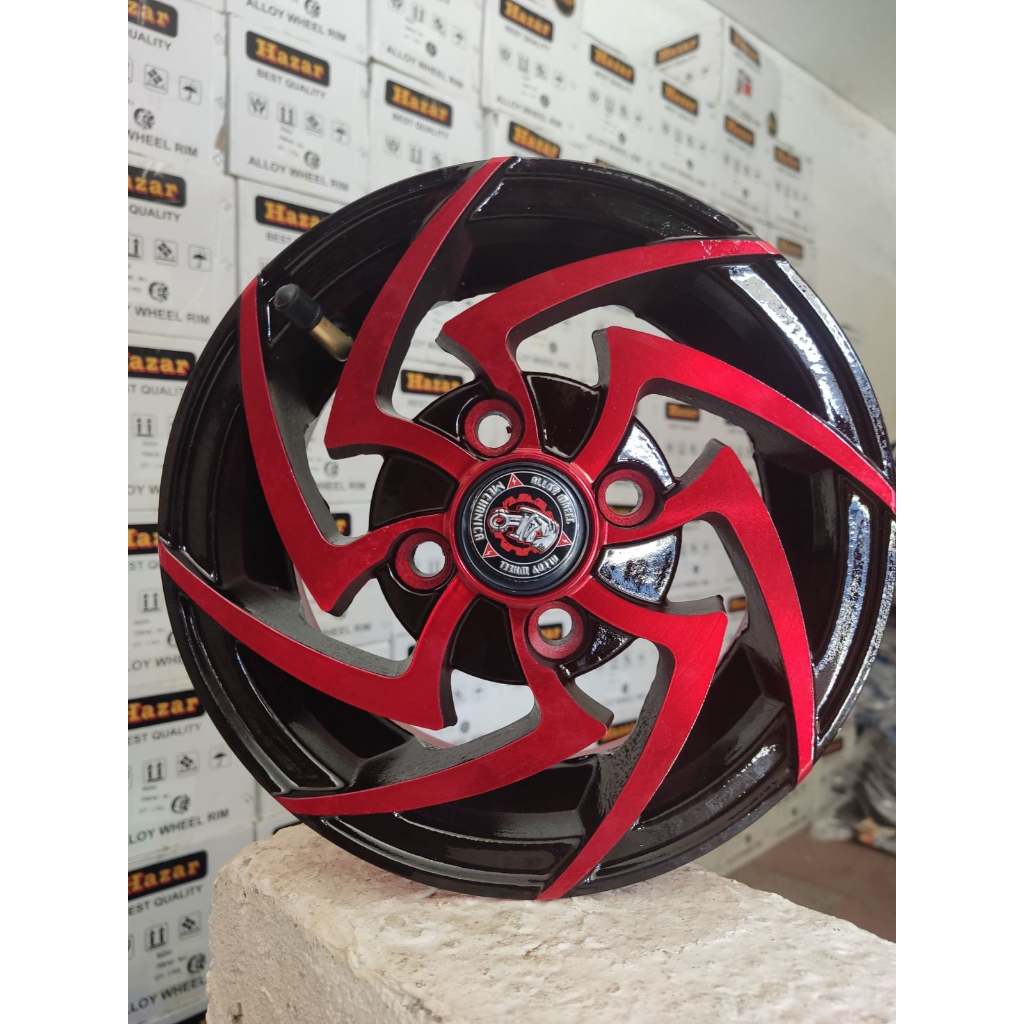 MAGS RIM ALLOY BAJAJ RE/TVS KING 400X8 MECHANICA | Shopee Philippines