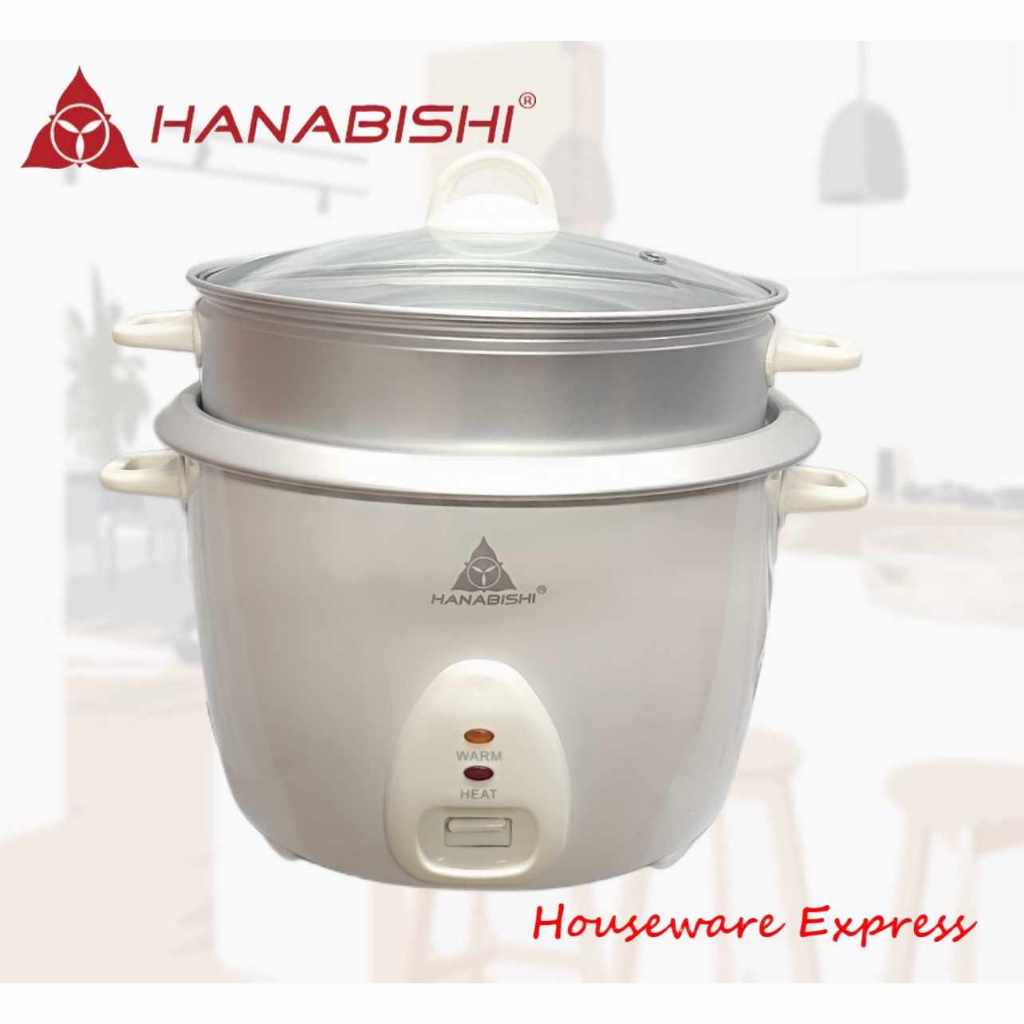 Hanabishi HHRC28WHT Aesthetic Rice Cooker HHRC-28WHT 2.8L (Houseware ...